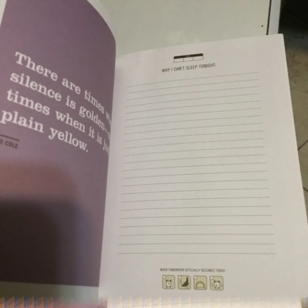 I Can’t Sleep Journal